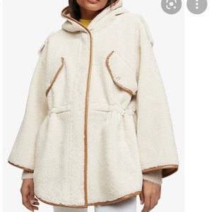 Maje Gangzhio Faux Shearling Coat size 1 (Small)